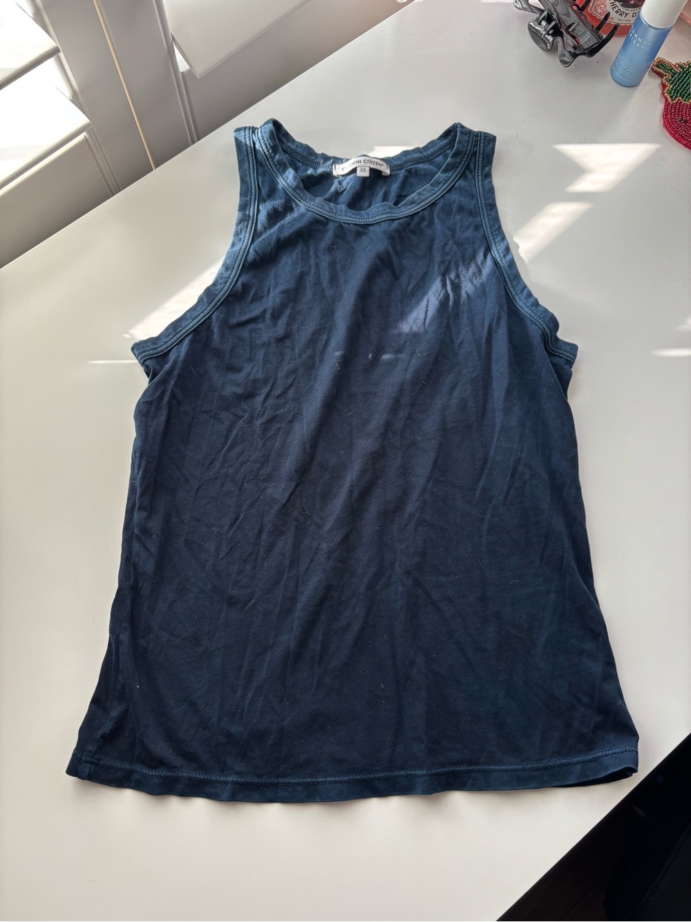 Cotton Citizen Blue Tank Top XS - Picture 2 of 5